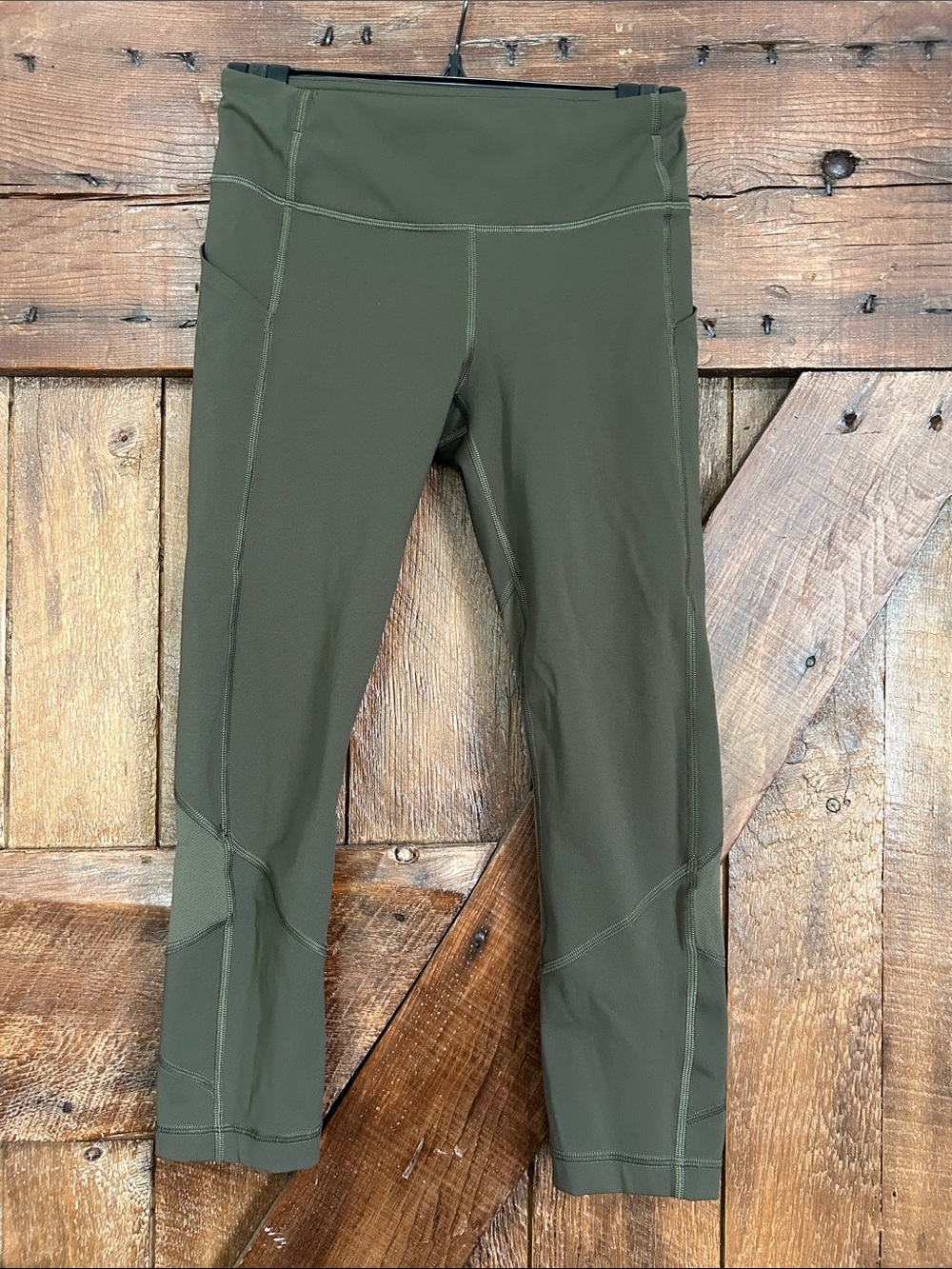 lululemon athletica Olive Green Capris
